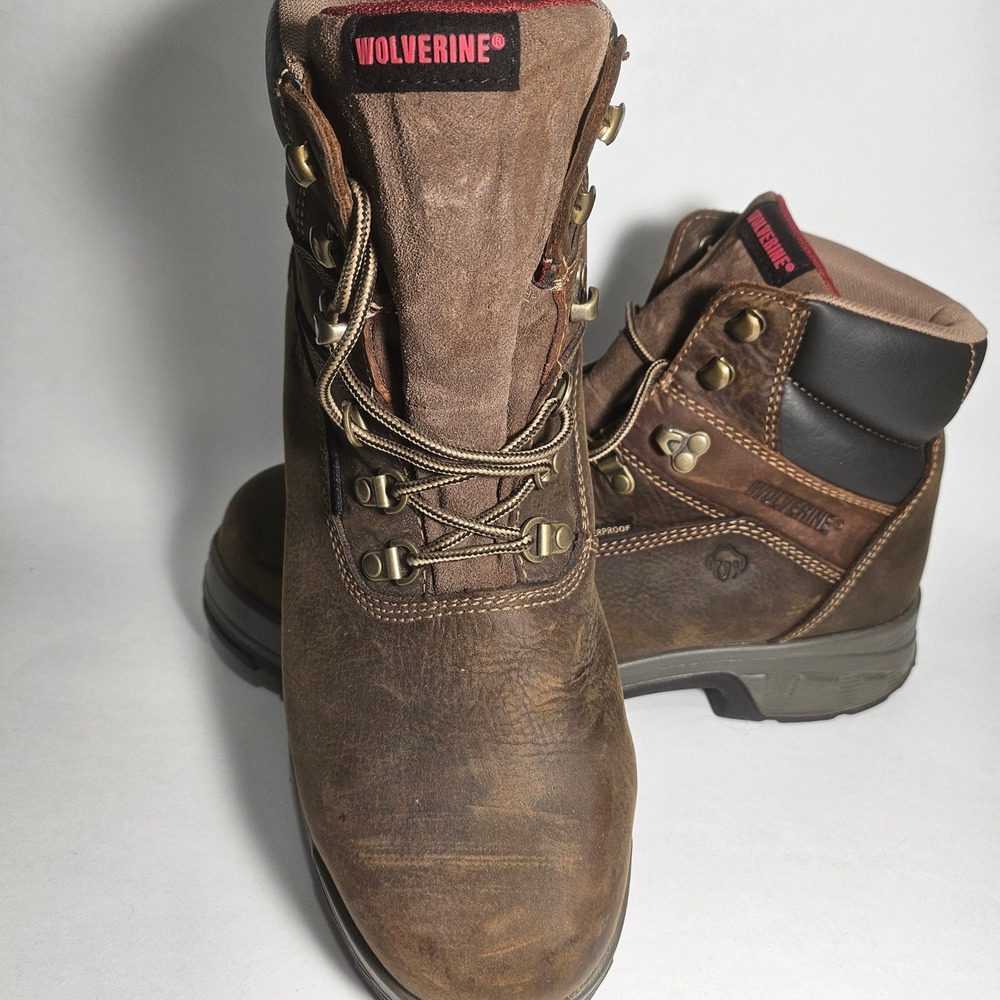 Wolverine I-90 EPX Carbon Fiber Toe Waterproof Work Boots Brown W10314 Mens 10.5